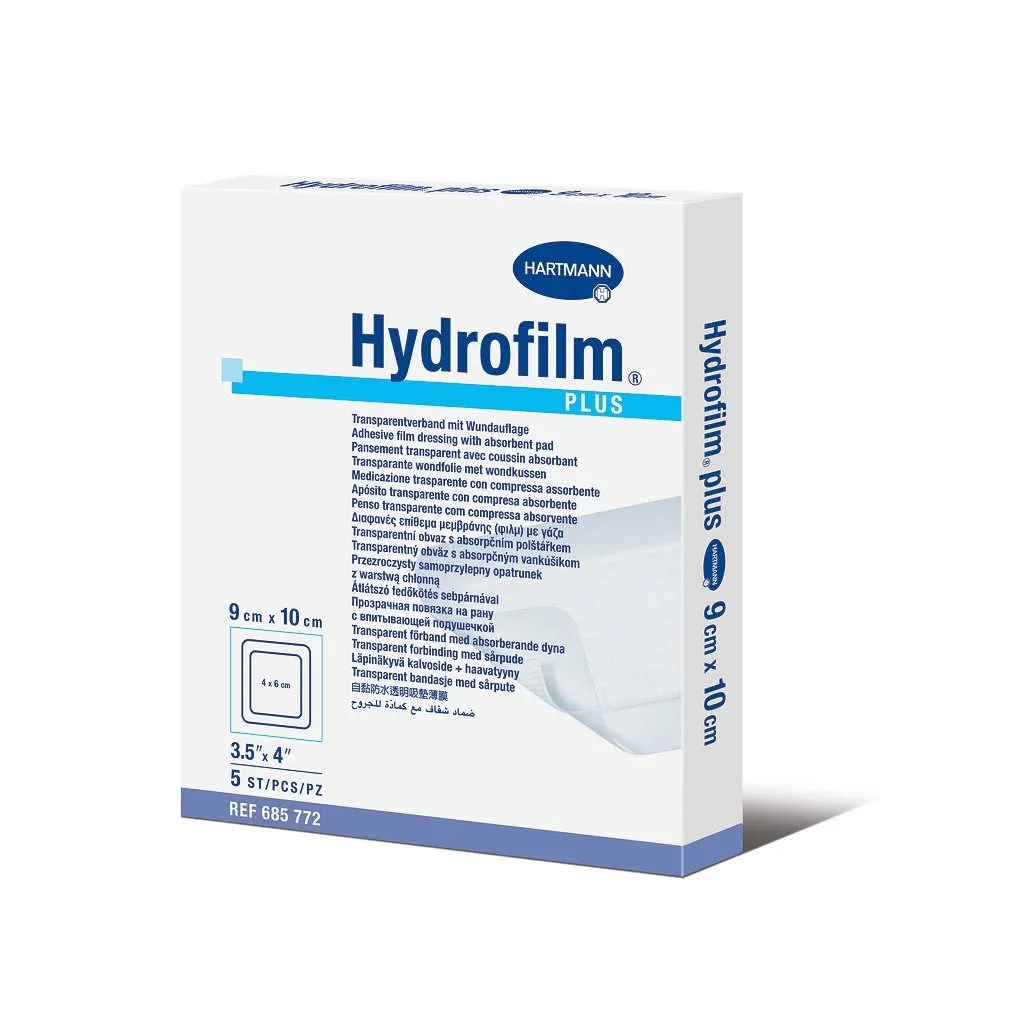 Hartmann Hydrofilm® Plus Self-Adhesive Film Dressing With Absorbent Pad