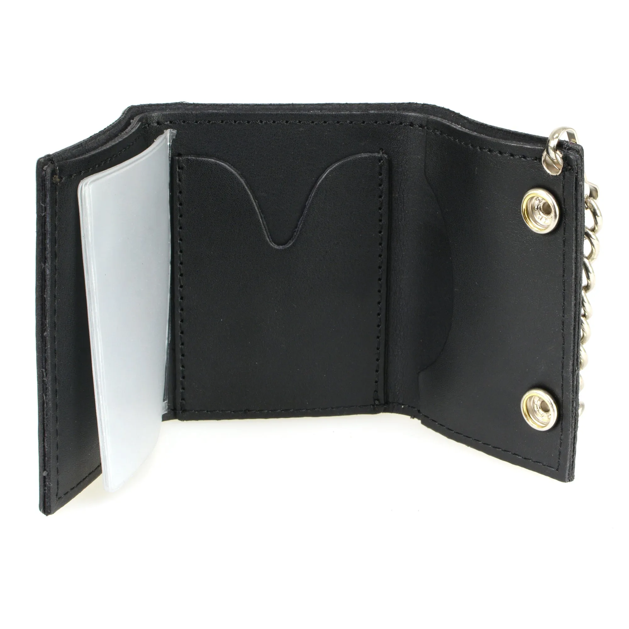 Hot Leathers Skeleton Finger Trifold Wallet