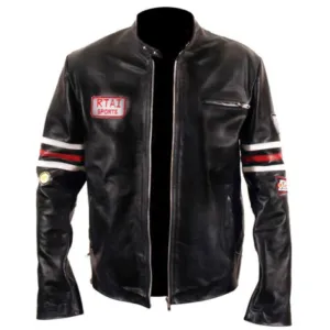 Hugh Gregory House M.D Rider Men's Biker Motorcycle Leather Jacket