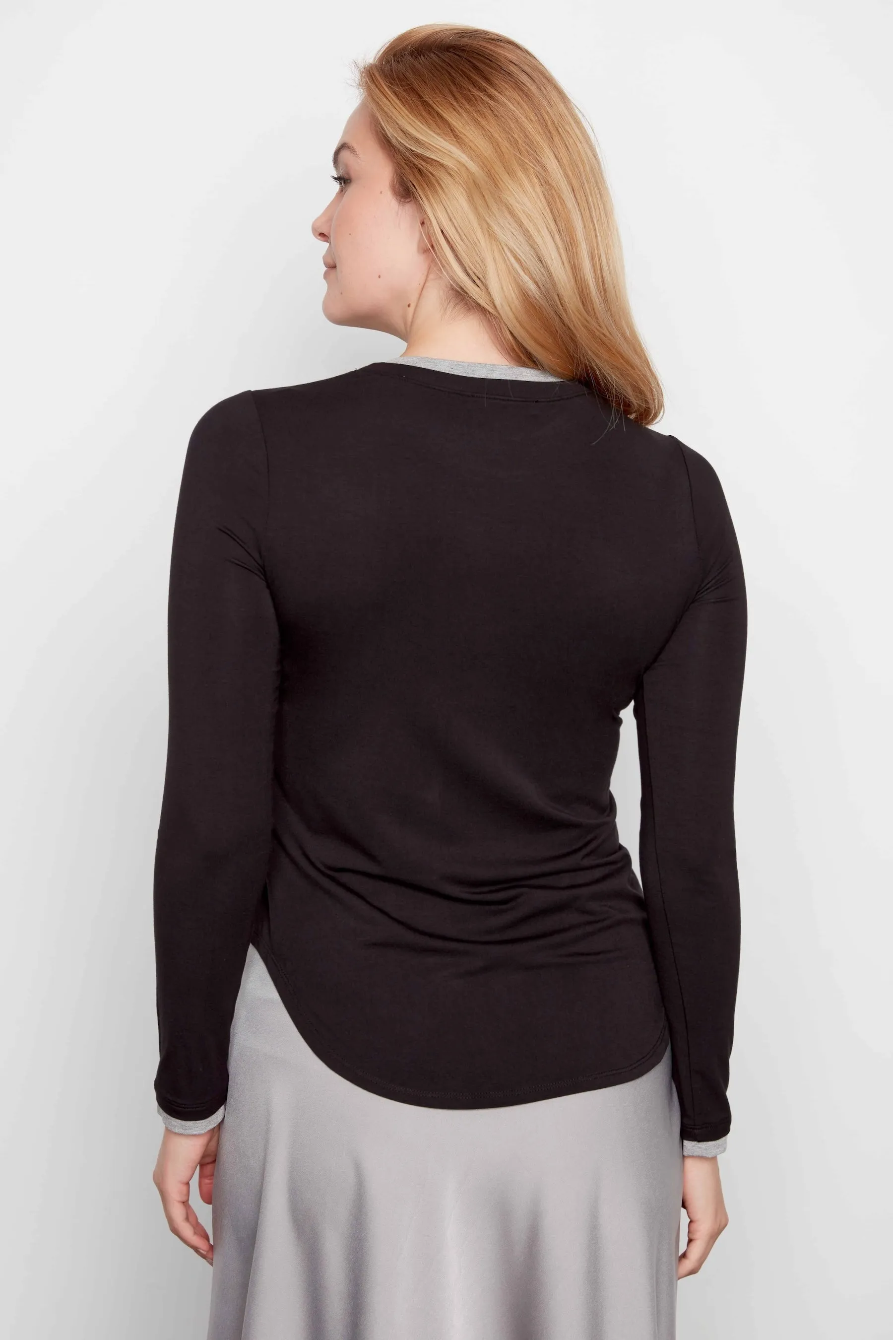 ILTM Alaia Contrast Long Sleeve Crewneck