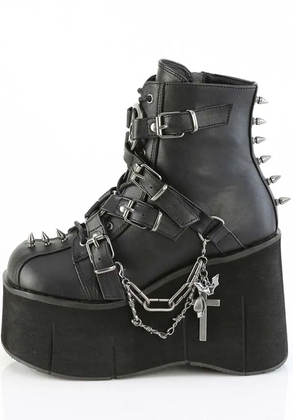 KERA-68 [Black] | PLATFORM BOOTS [PREORDER]