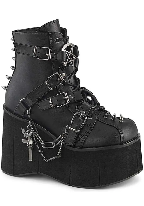 KERA-68 [Black] | PLATFORM BOOTS [PREORDER]