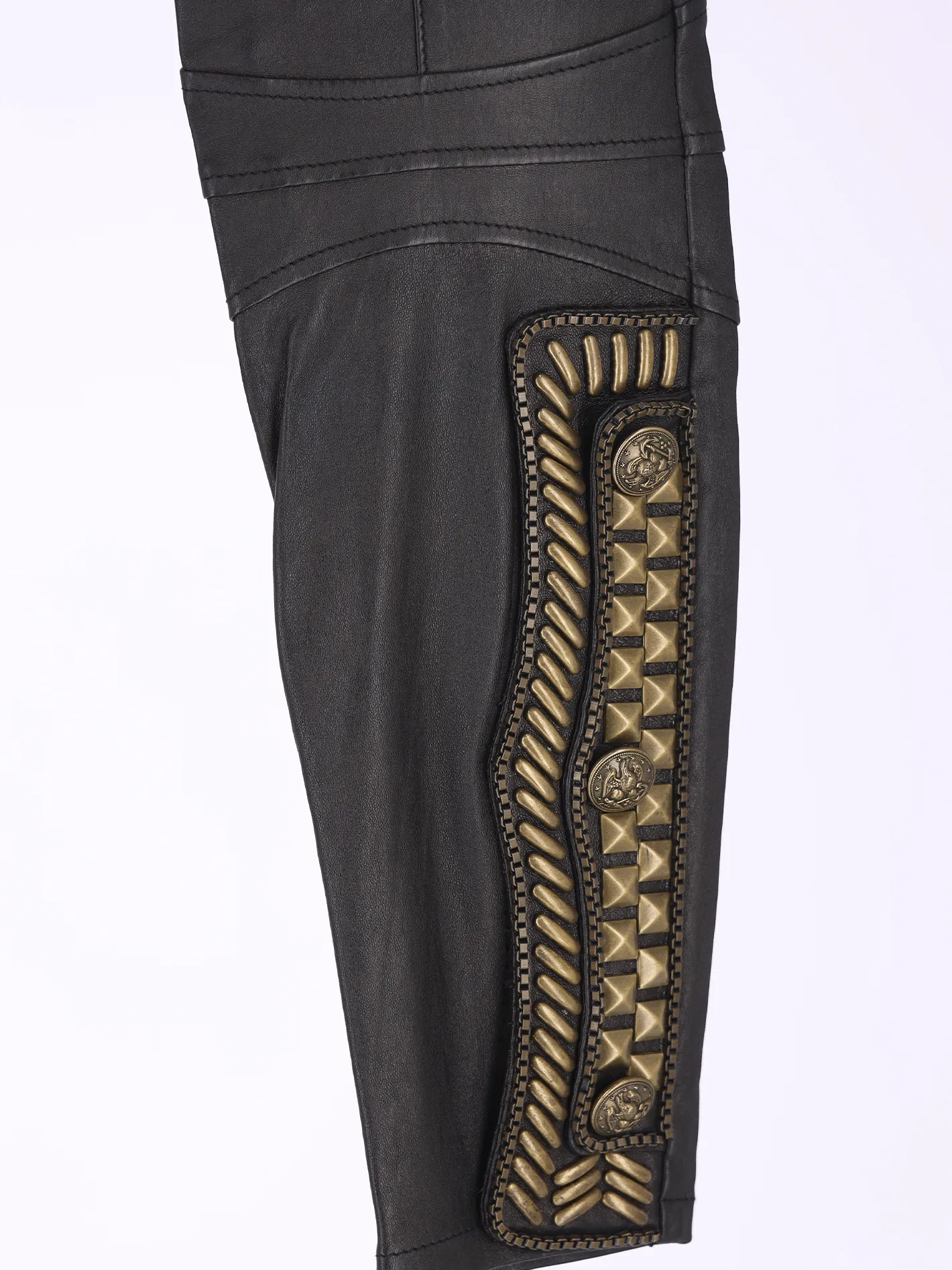 leather biker trousers