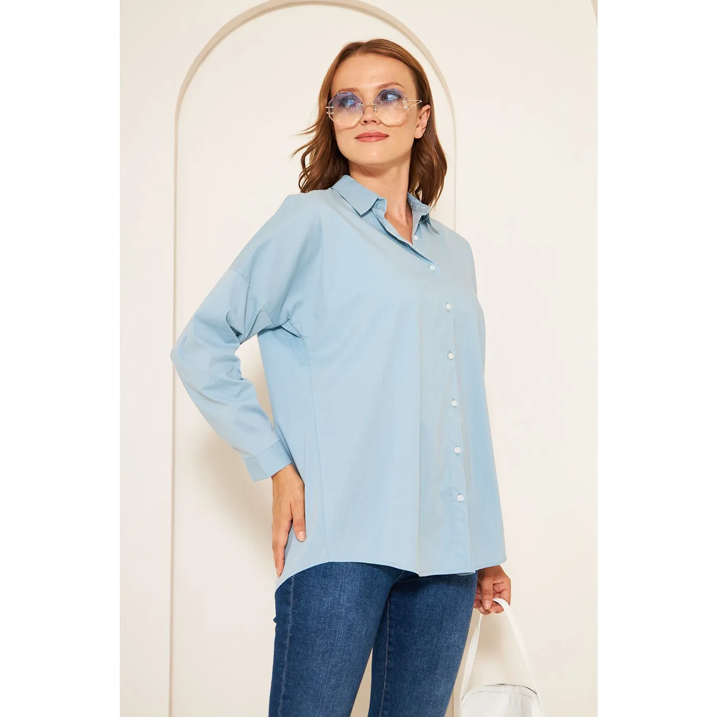 Light Blue Oversized Shirt