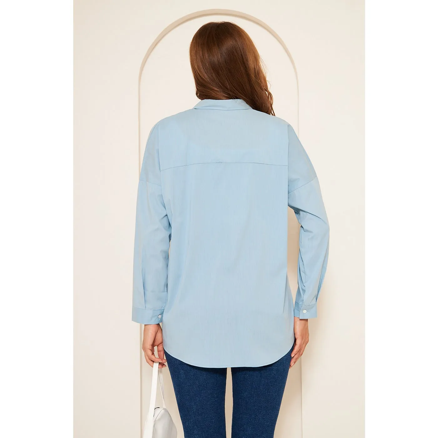 Light Blue Oversized Shirt