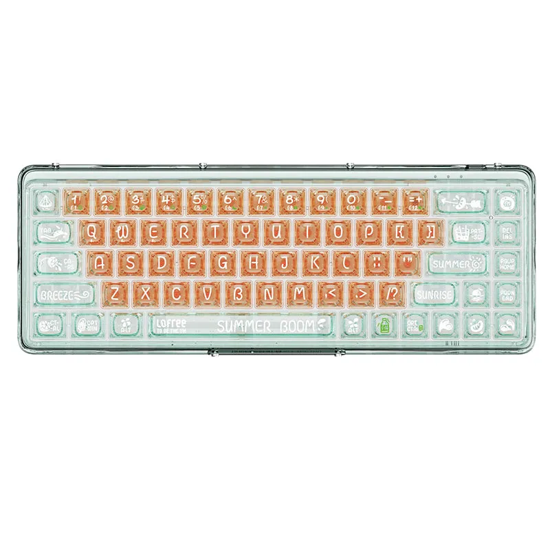 Lofree 1% Dual Mode Transparent Keyboard