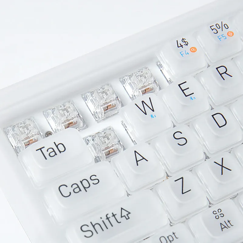 Lofree 1% Dual Mode Transparent Keyboard