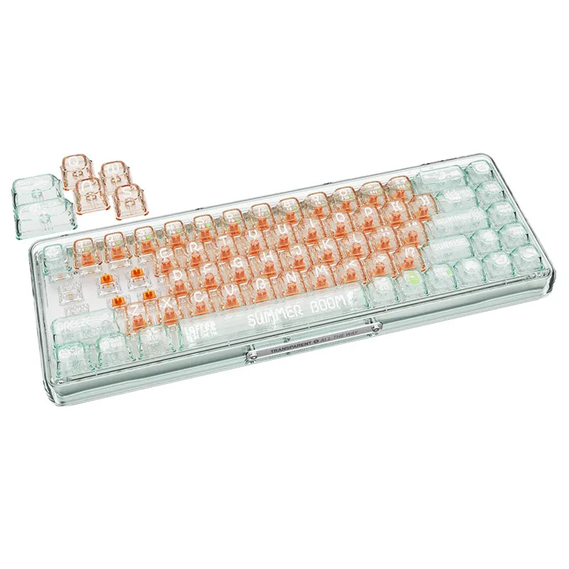 Lofree 1% Dual Mode Transparent Keyboard