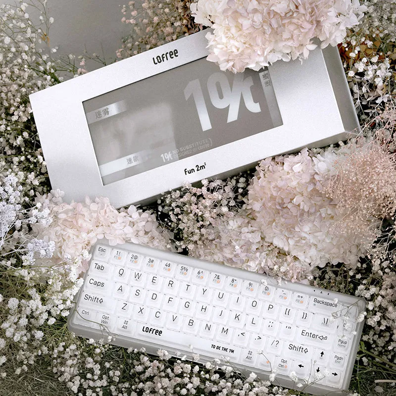 Lofree 1% Dual Mode Transparent Keyboard