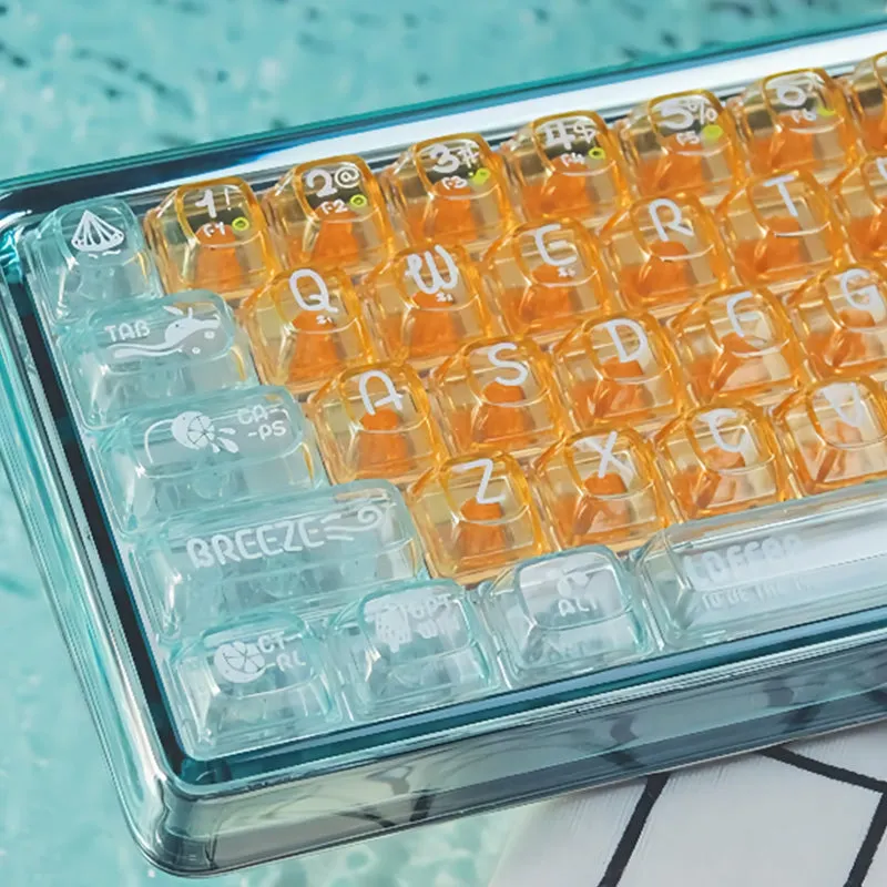 Lofree 1% Dual Mode Transparent Keyboard