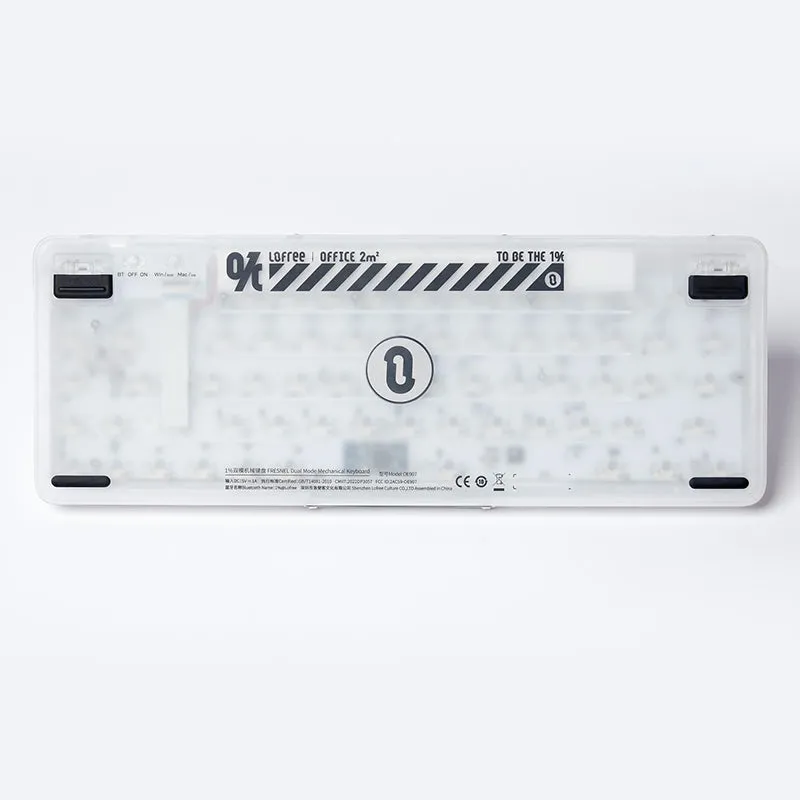 Lofree 1% Dual Mode Transparent Keyboard