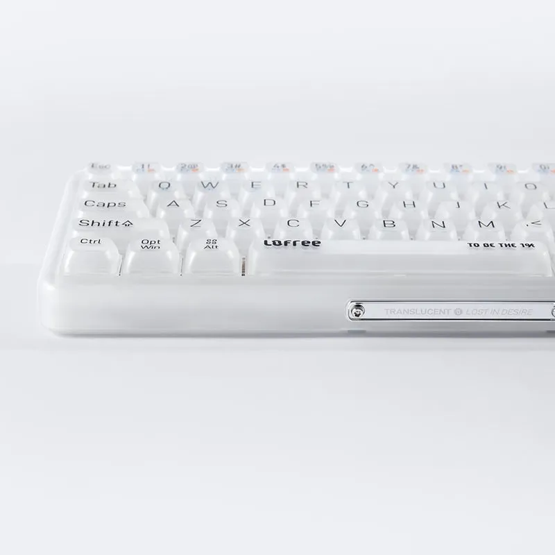 Lofree 1% Dual Mode Transparent Keyboard