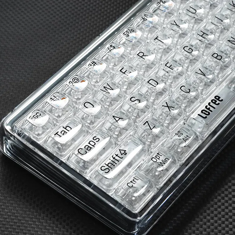 Lofree 1% Dual Mode Transparent Keyboard