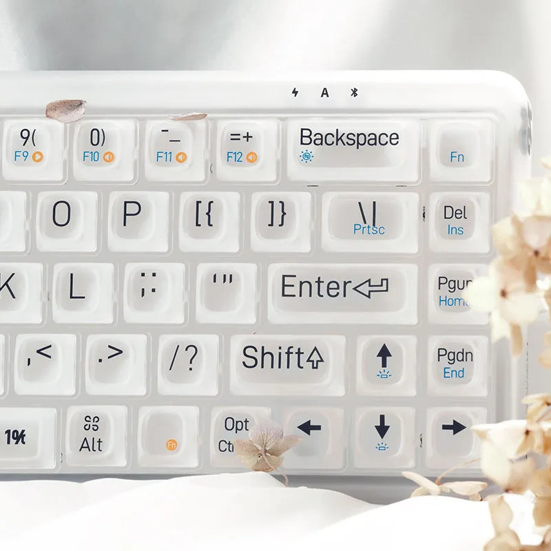 Lofree 1% Dual Mode Transparent Keyboard