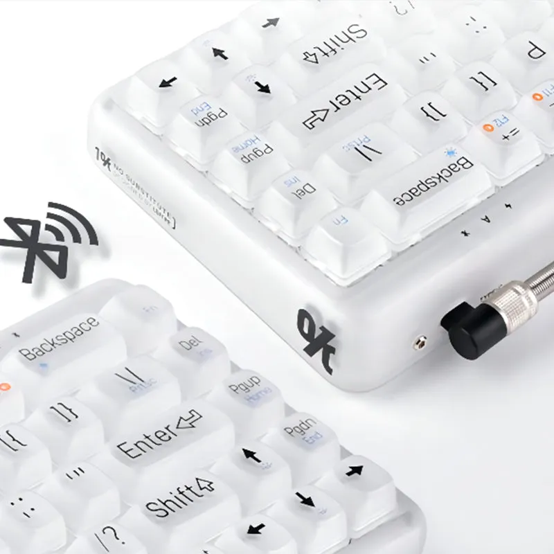 Lofree 1% Dual Mode Transparent Keyboard