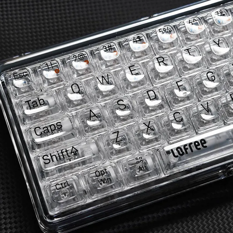 Lofree 1% Dual Mode Transparent Keyboard