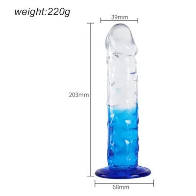 LoveMe 19CM Trans Silicone Dildo