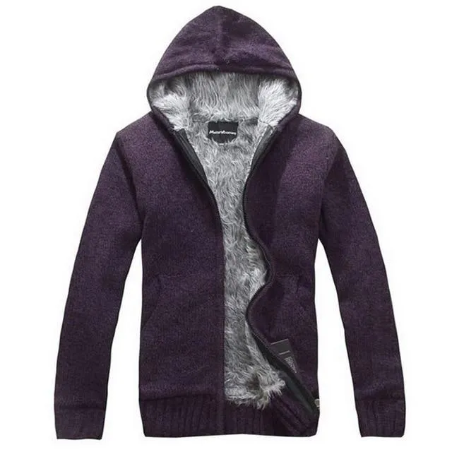 Luxury Fur Lined Thick Winter Hoodie - 5 Colors