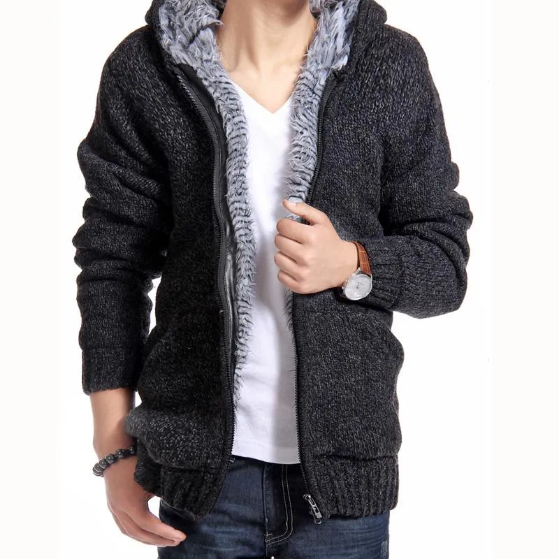 Luxury Fur Lined Thick Winter Hoodie - 5 Colors