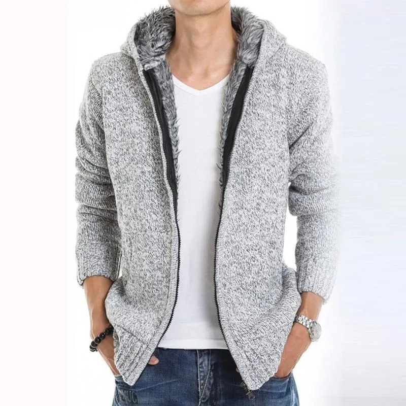 Luxury Fur Lined Thick Winter Hoodie - 5 Colors