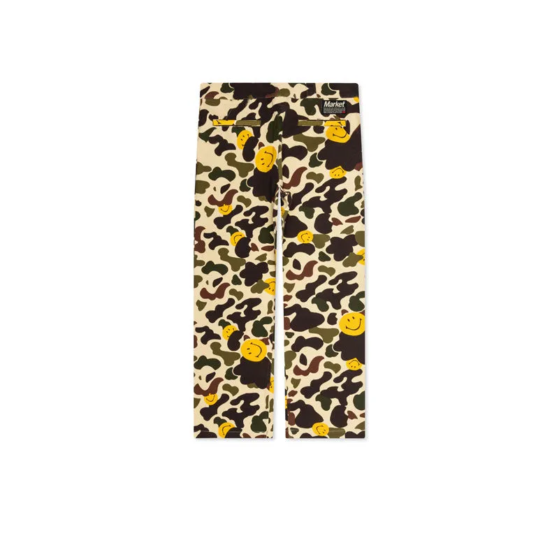 MARKET SMILEY CAMO CARGO PANTS FALL 2024 AOP ZIP WOODLAND 395000656