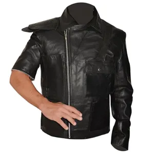 Max Rockatansky Mad Max Fury Road Tom Hardy Black Leather Jacket