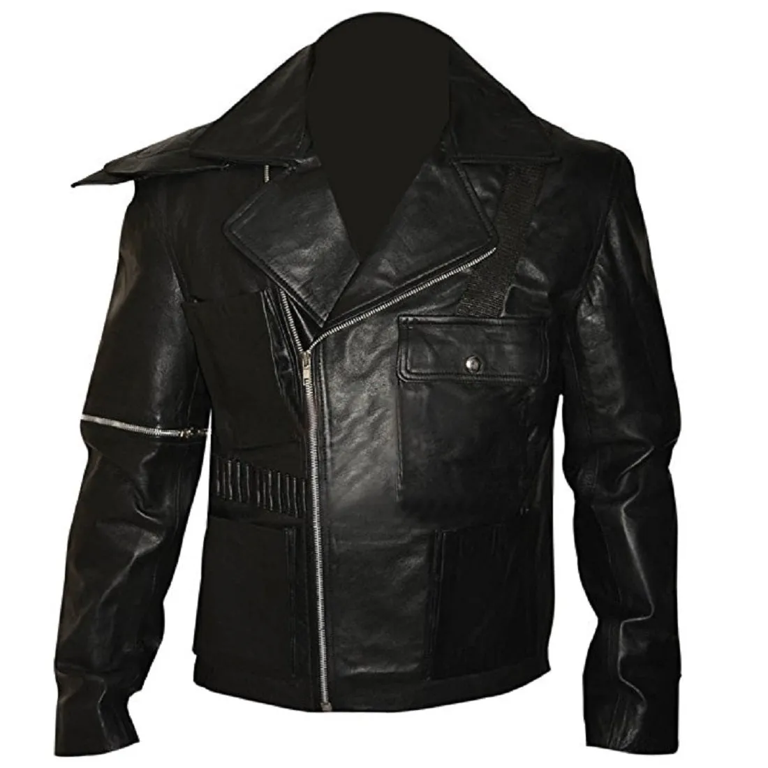 Max Rockatansky Mad Max Fury Road Tom Hardy Black Leather Jacket