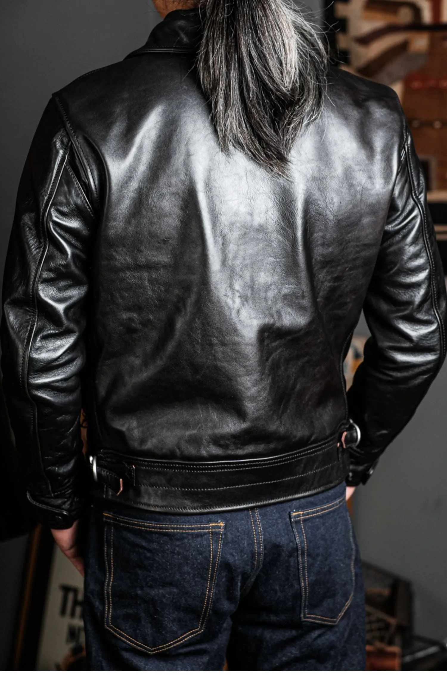 Men's 1930s Mulholland Leather Jacket