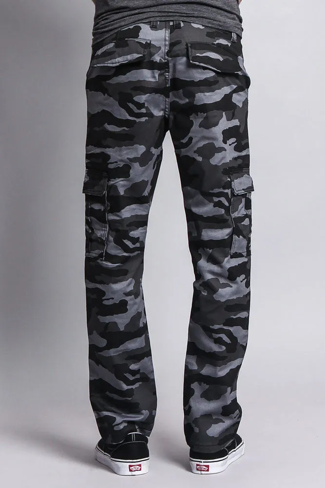 Men's Camo Cargo Slim Fit Pants