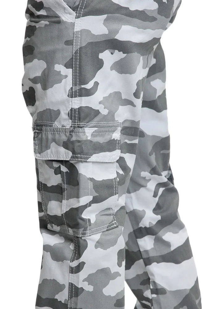 Men's Camo Cargo Slim Fit Pants