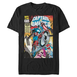 Men's Marvel Bike Cap T-Shirt