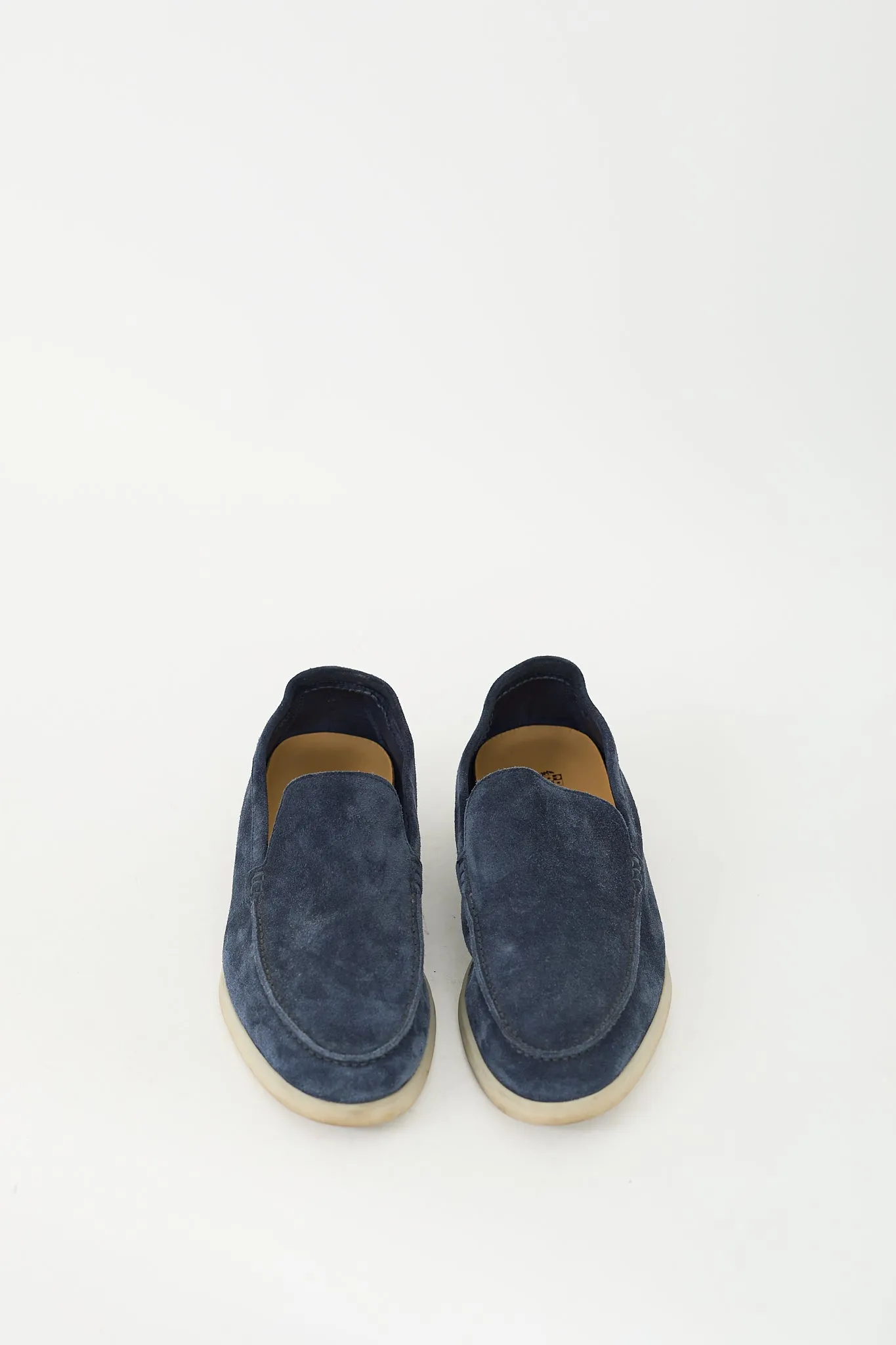 Navy Suede Summer Walk Loafer