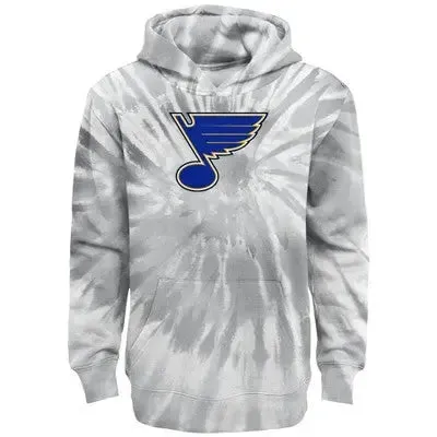 New - NHL Licensed Boys' Tie-Dye Logo Hooded Sweatshirt