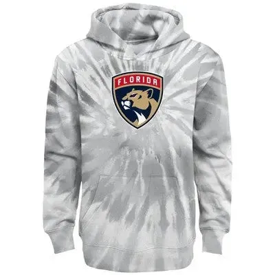 New - NHL Licensed Boys' Tie-Dye Logo Hooded Sweatshirt