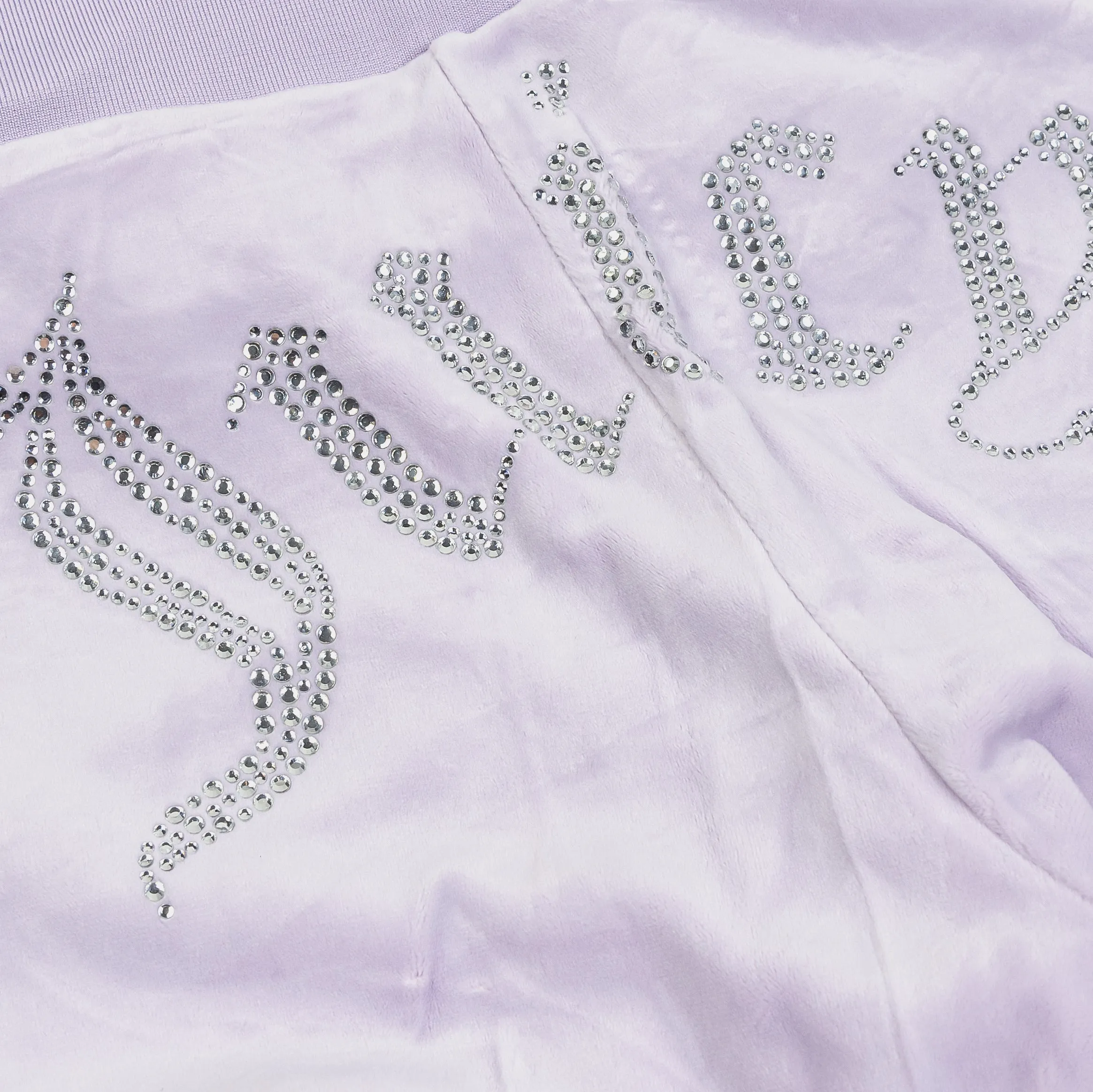 Og Big Bling Velour Womens Track Pants (Violet)