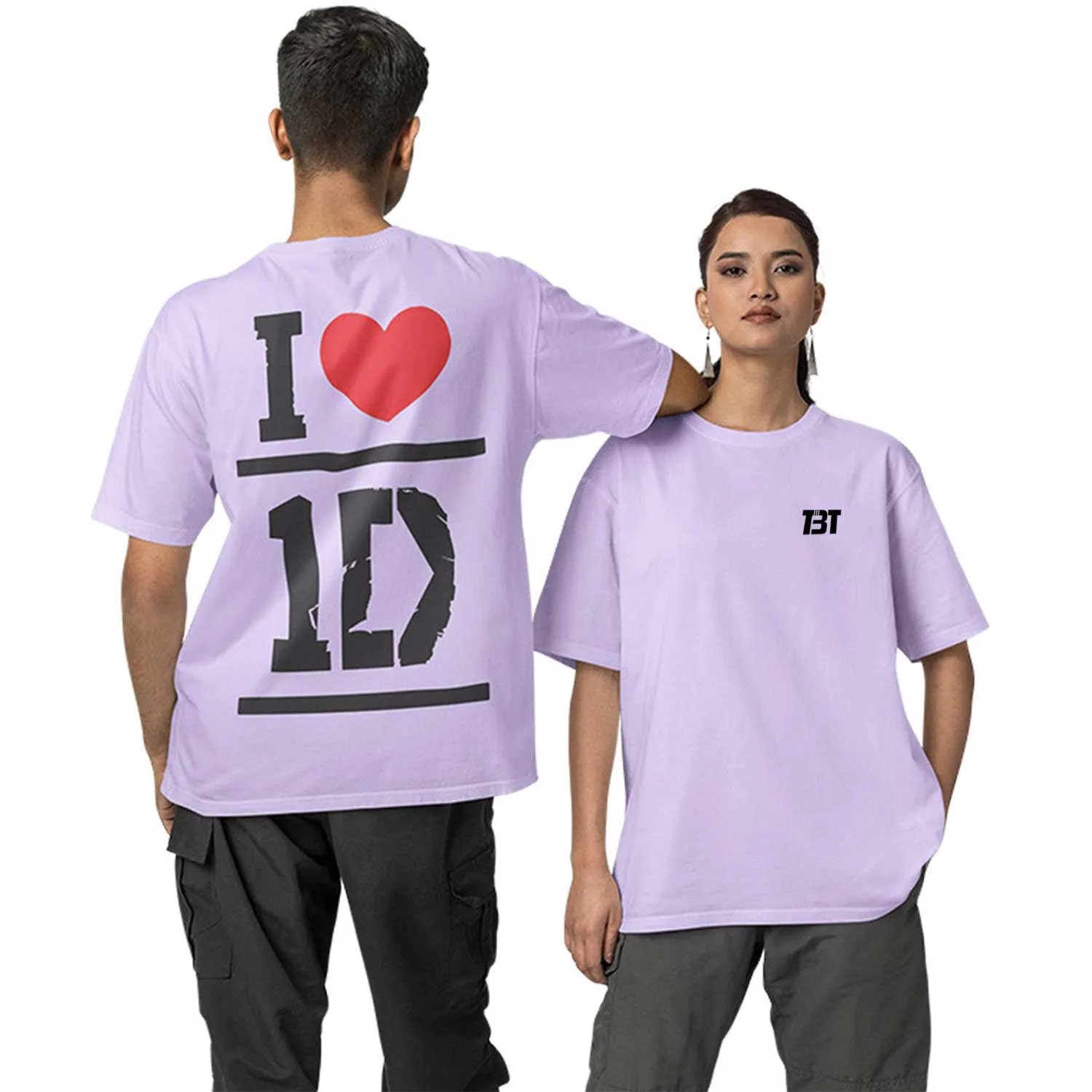 One Direction Oversized T shirt - I Love 1D