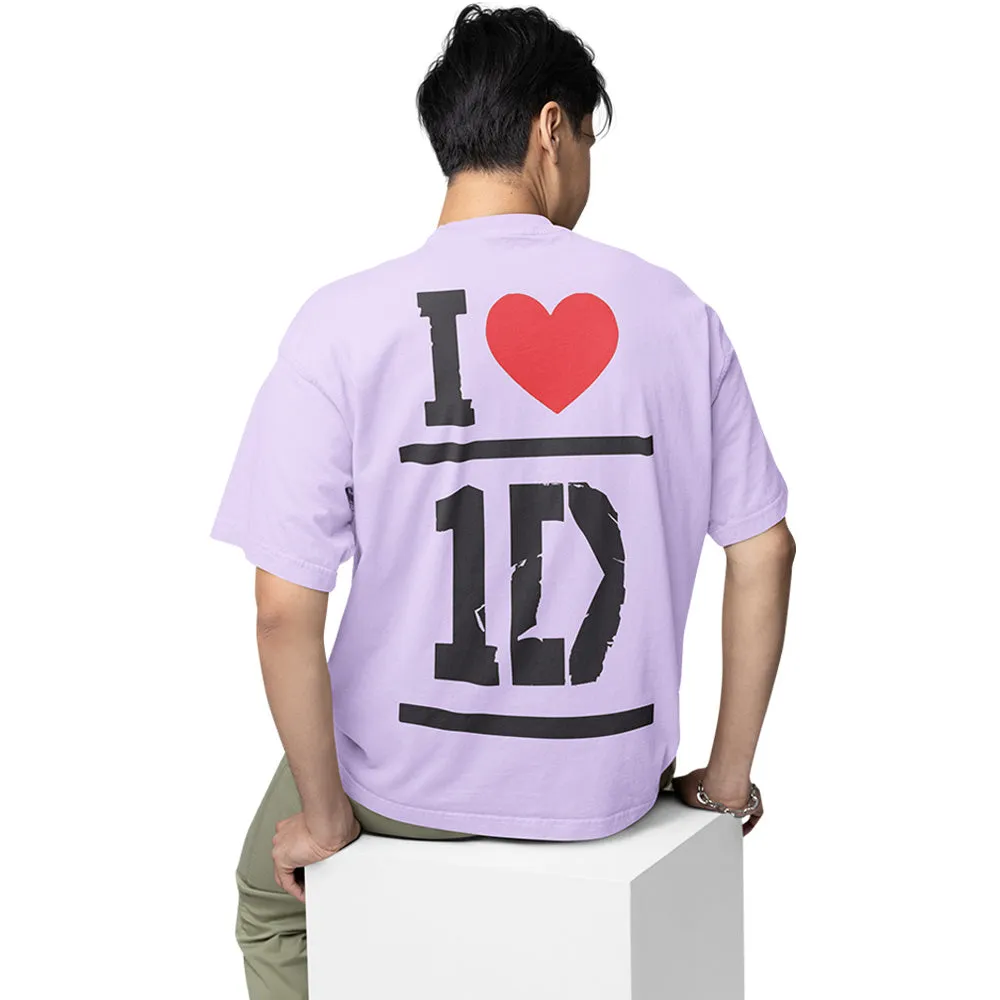 One Direction Oversized T shirt - I Love 1D