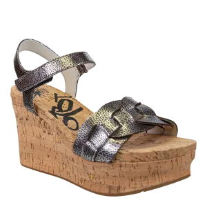 OTBT - CHARLESTON in SILVER Wedge Sandals