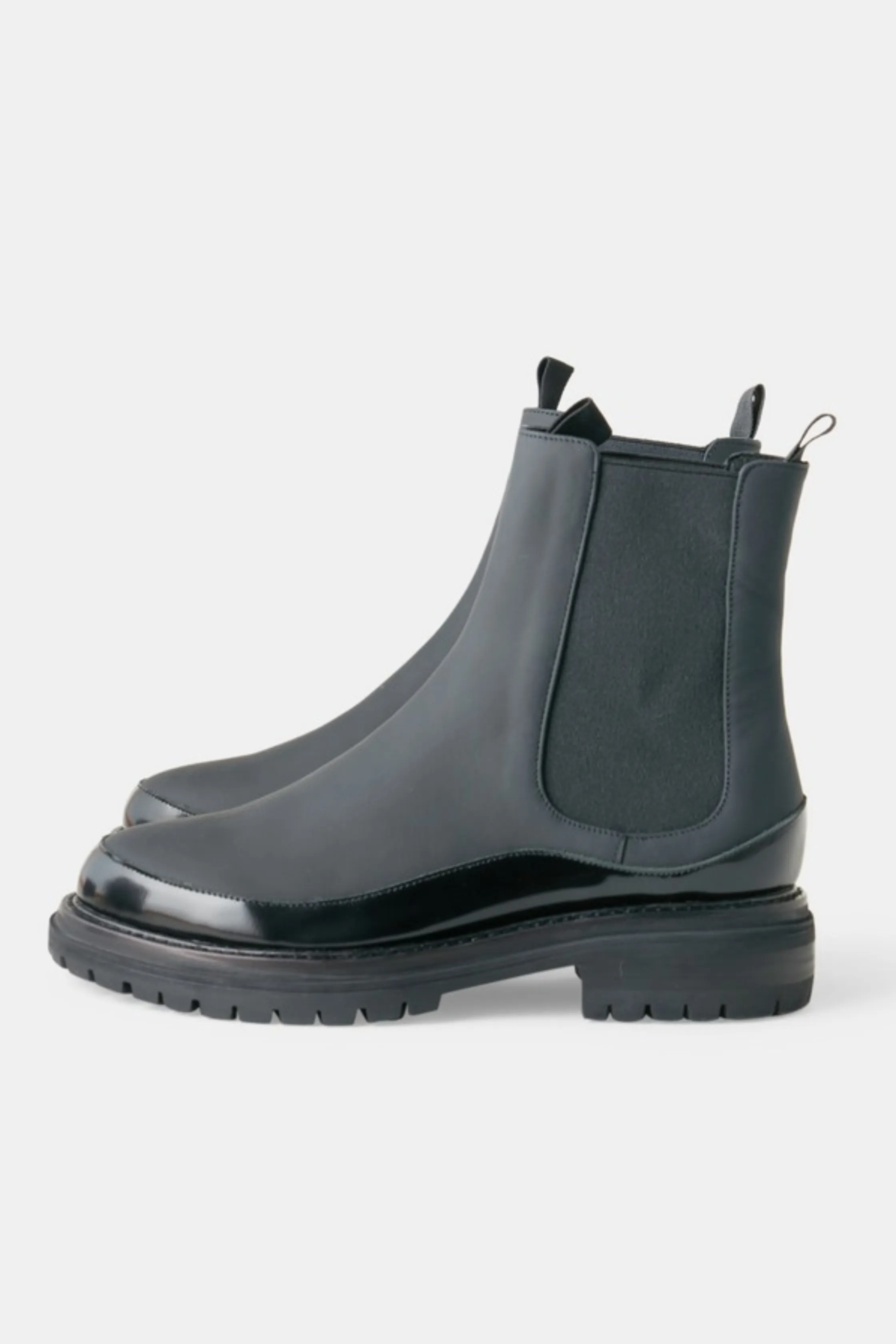 OTIS LEATHER BOOT - Black