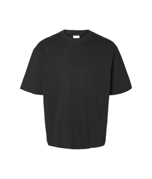 Oversized Short-sleeved T-shirt - Black