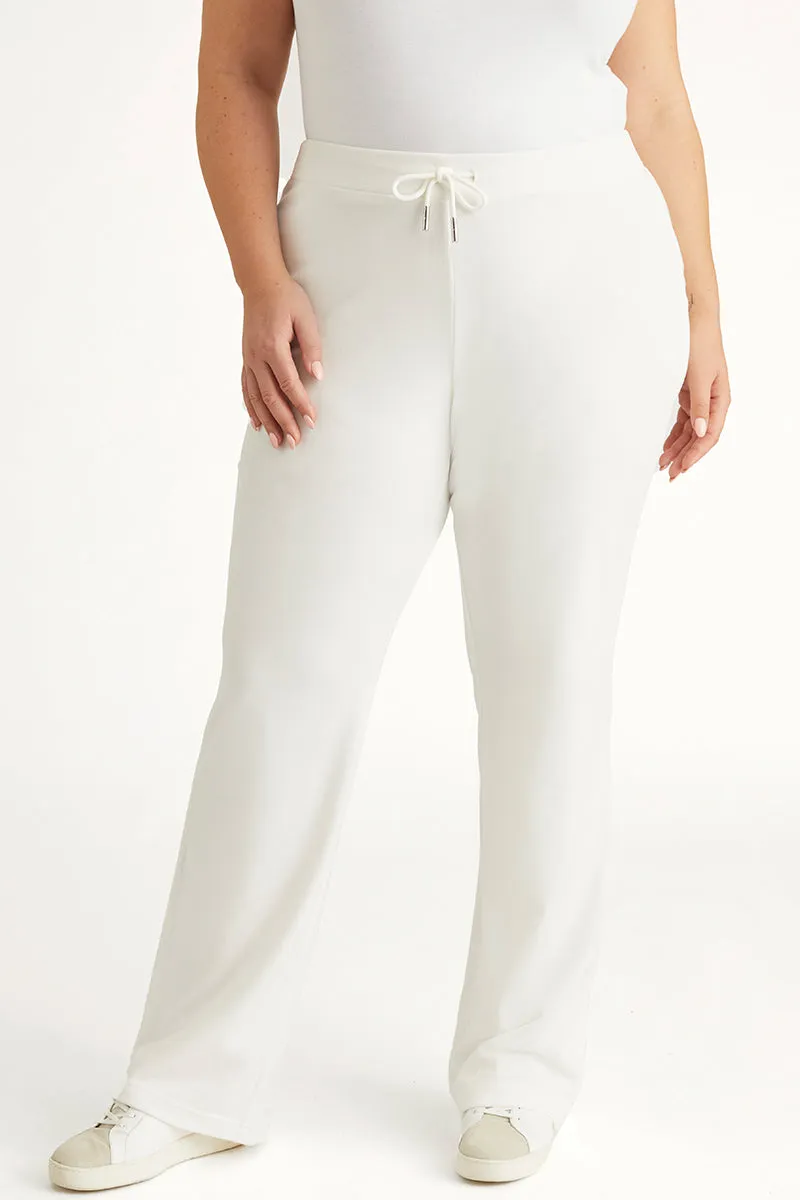 Plus-Size OG Big Bling Velour Track Pants