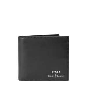 Polo Ralph Lauren Black Leather Coin Pocket Billford Wallet