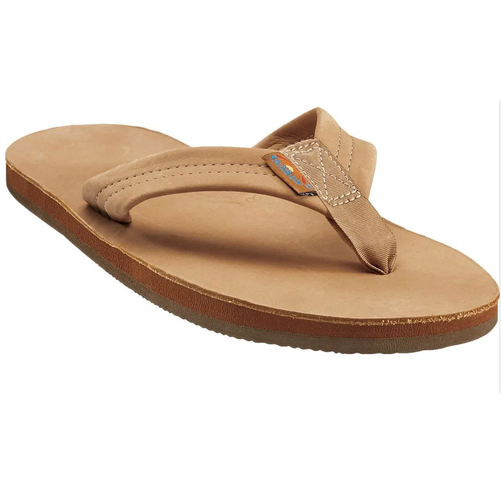 Rainbow Sandals Womens Premier/Classic Leather Single Layer With Arch - Sierra Brown