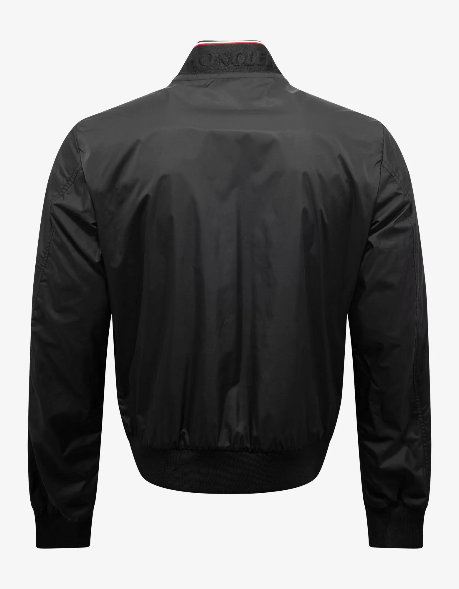 Reppe Black Nylon Bomber Jacket