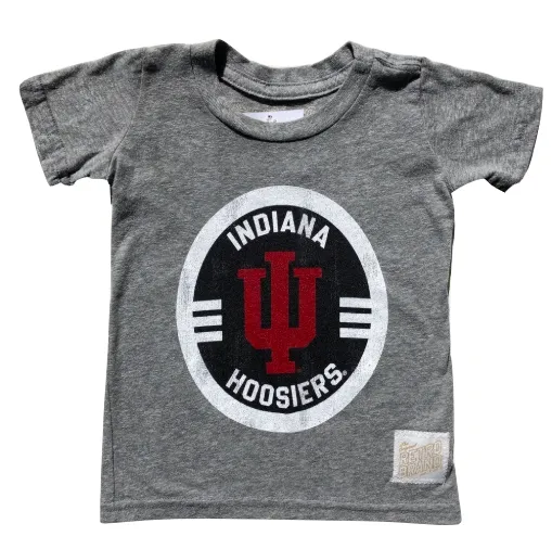 Retro Brand - Indiana Hoosiers Tee in Heather Grey