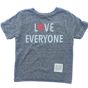 Retro Brand - Love Everyone Tee in Heather Grey