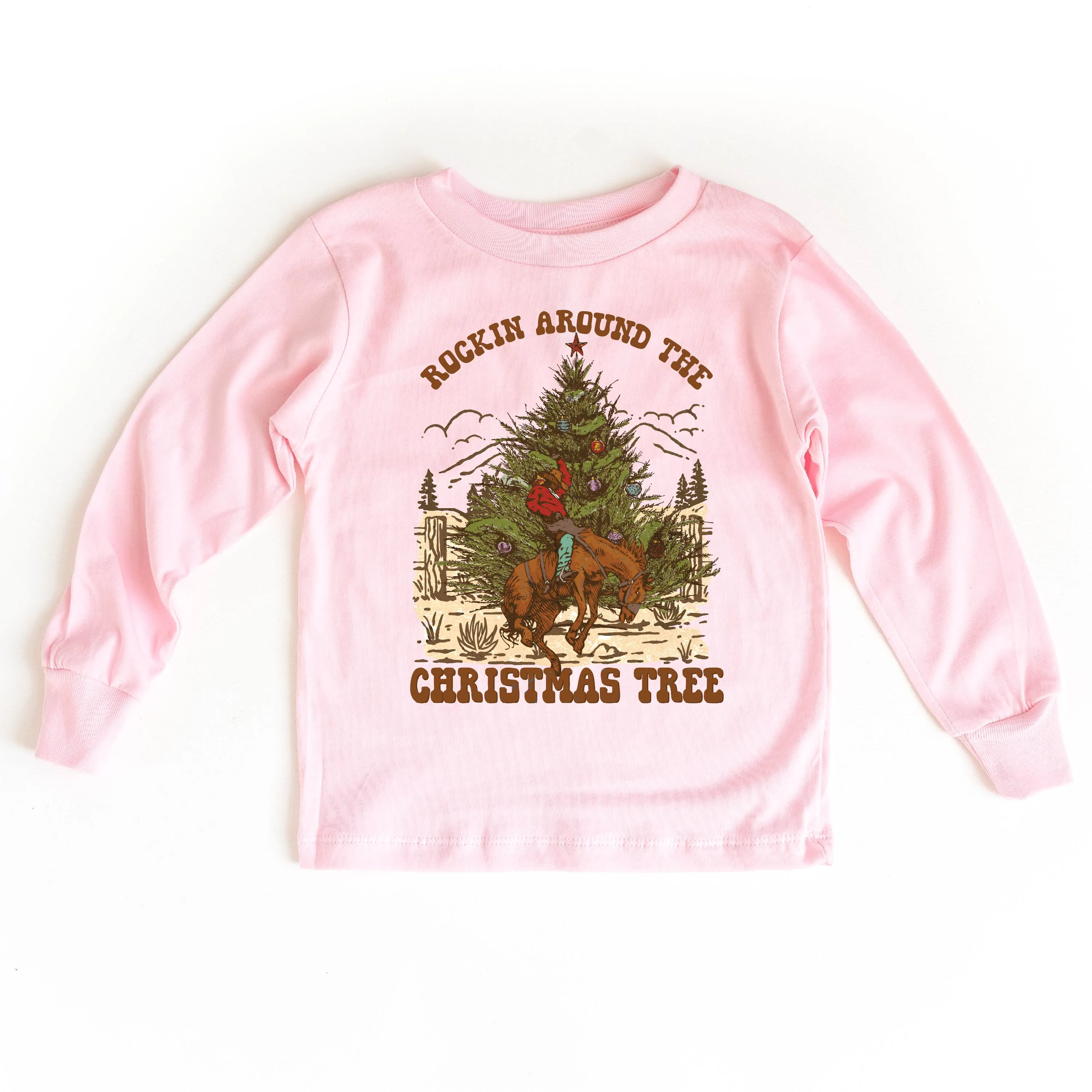 Rockin Around The Christmas Tree - Child LONG SLEEVE Tee