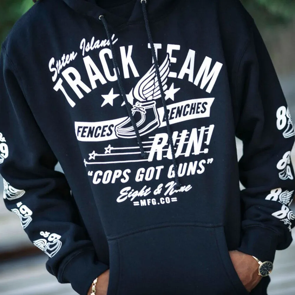 Run Hooded Sweatshirt Black