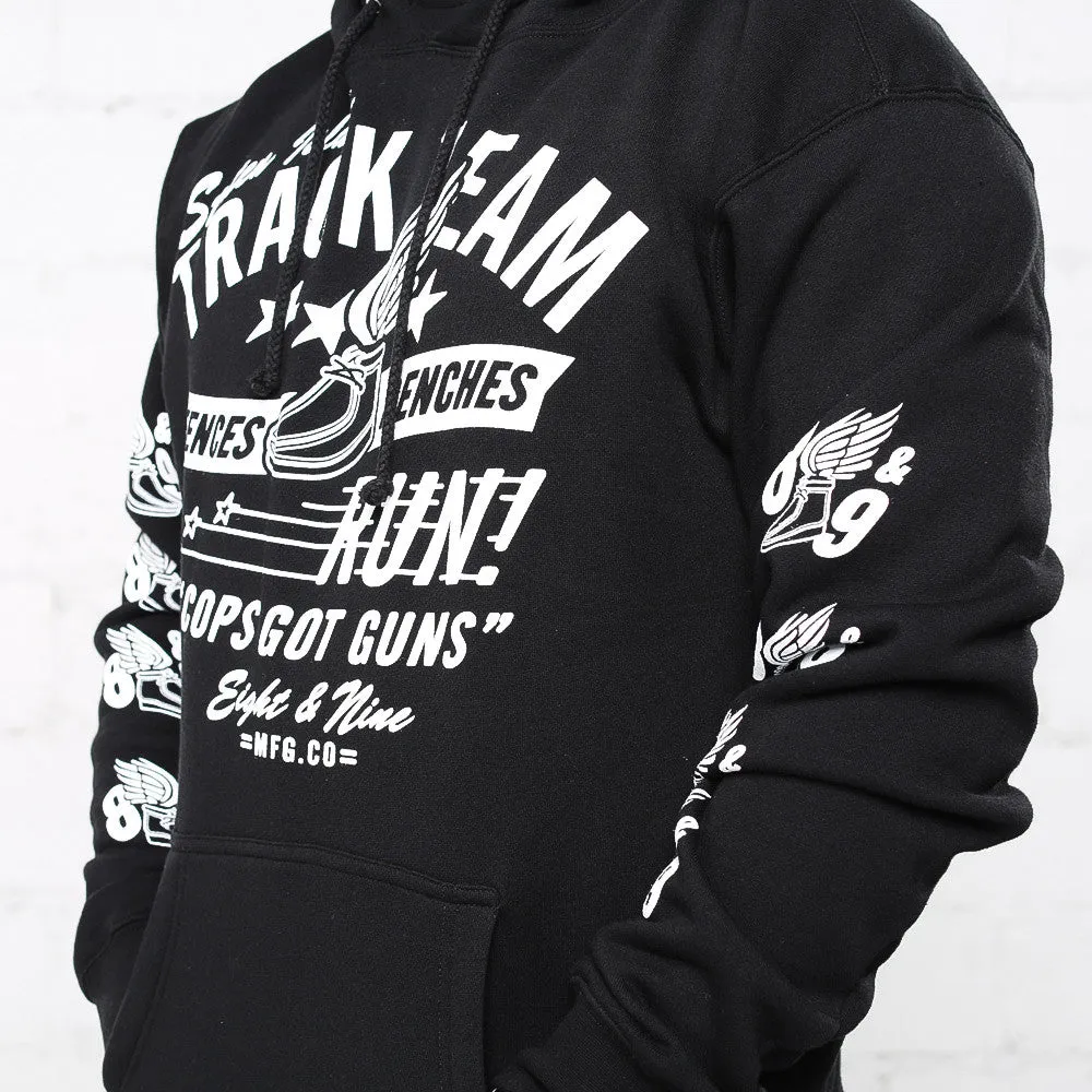 Run Hooded Sweatshirt Black