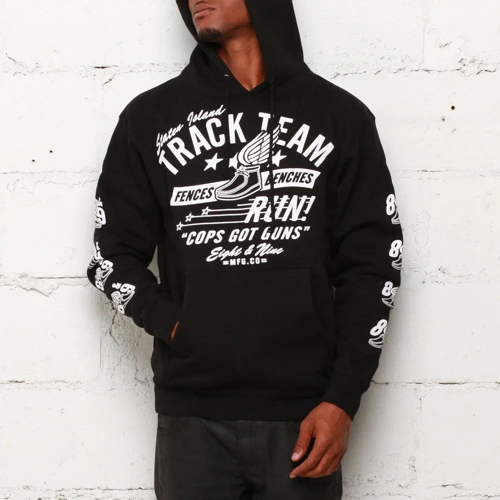 Run Hooded Sweatshirt Black